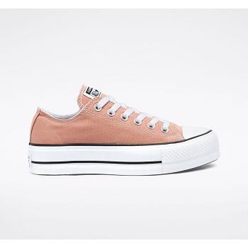 Converse Colors Chuck Taylor All Star Ruzove - Damske Topanky na Platforme